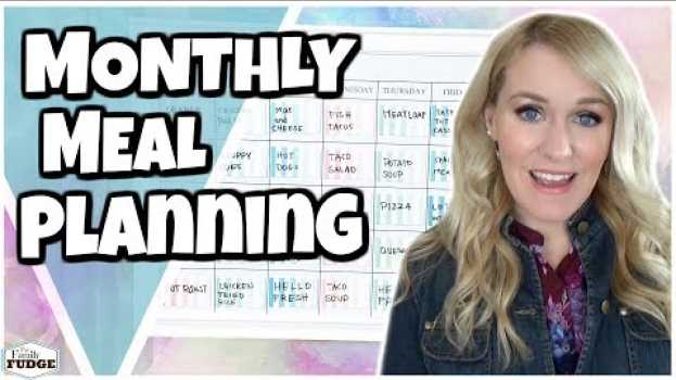Video Monthly Meal Planning Made EASY em português