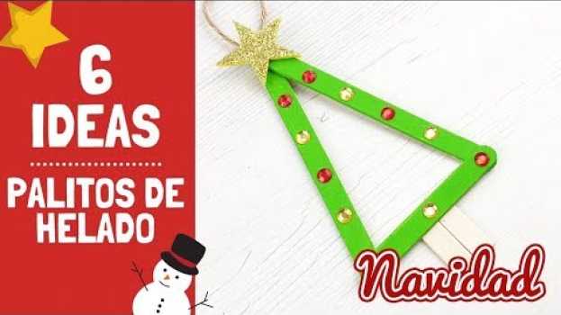 Video 🎄 Manualidades navideñas con palitos de helado muy fáciles (6 ideas) auf Deutsch