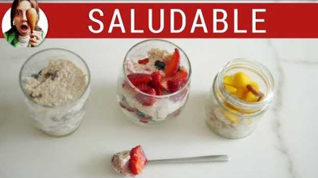 Video DESAYUNO CON AVENA LISTO EN MINUTOS! Ideal para llevar al trabajo (overnight oats) po polsku