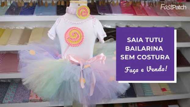 Video COMO FAZER SAIA DE TULE SEM COSTURA | DIY en français