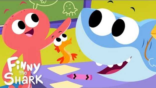 Video First Day Of School | Finny The Shark | Cartoon For Kids po polsku