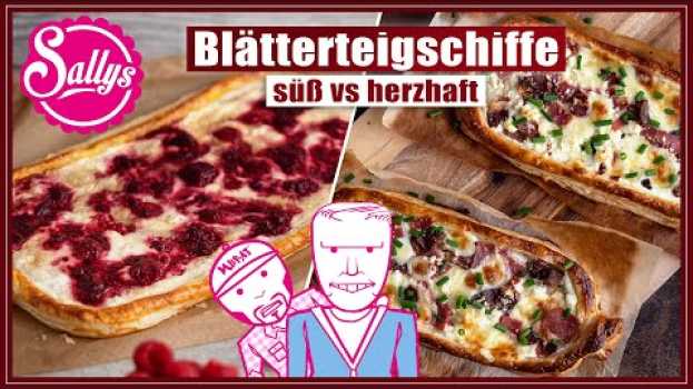 Video Schmandschiffchen aus Blätterteig / süß & herzhaft / Murats 5 Minuten em português