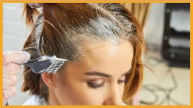 Video ♡ Come COLORARE I CAPELLI senza tinta - Ottimo per coprire i Capelli bianchi ♡ in English