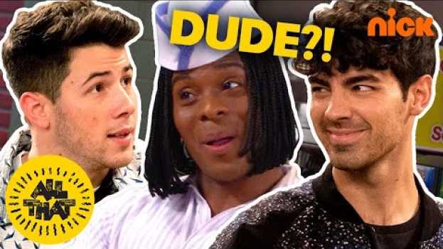 Video Jonas Brothers Find Their New Sound at Good Burger! 🍔 ft. Kel Mitchell | All That em português