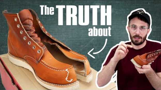 Video Why People Are OBSESSED w/ Red Wing Moc Toe Boots? auf Deutsch