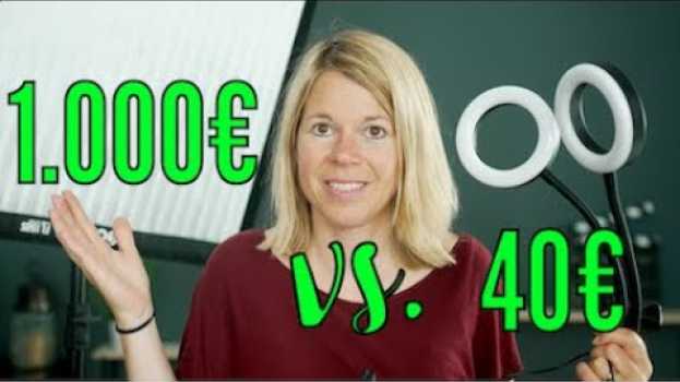 Video Licht für Videos - Lohnen sich teure LED-Leuchten? in English