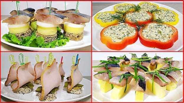 Video Попробуйте и Вы Обалдеете как это Вкусно! 4 лёгкие закуски на Праздничный Стол.   türkçe
