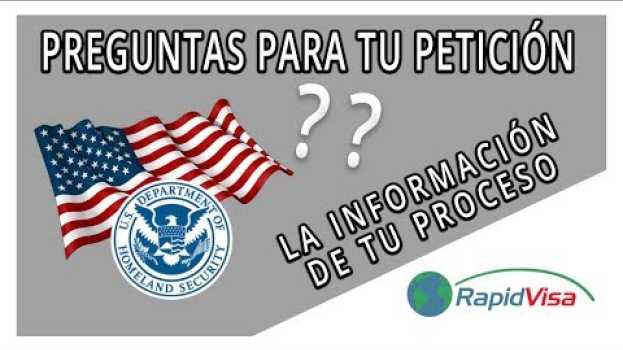 Видео ¿Por qué el cuestionario de RapidVisa hace más preguntas que las formas del USCIS? на русском