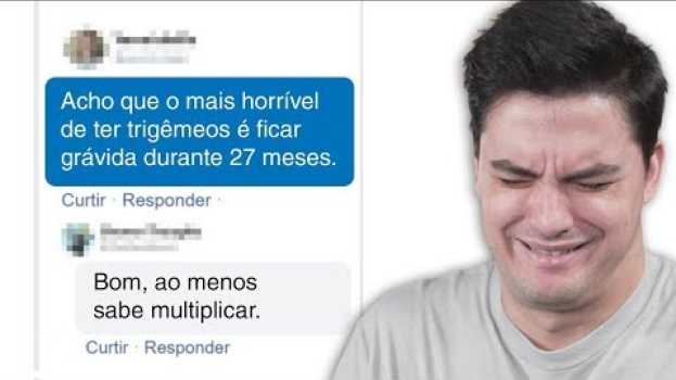 Video COMENTÁRIOS MAIS ENGRAÇADOS DA INTERNET! [+10] auf Deutsch