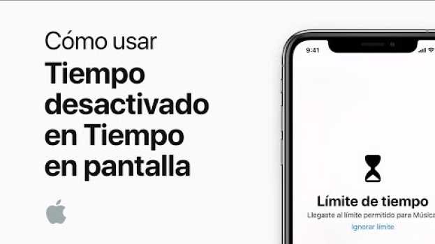 Video Cómo usar Tiempo desactivado en Tiempo en pantalla in English
