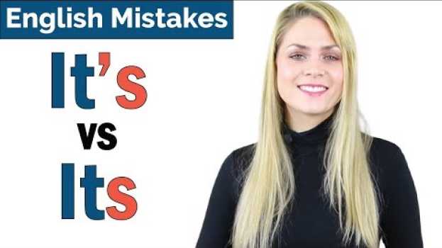 Video it's vs its | Common English Grammar Mistake   türkçe