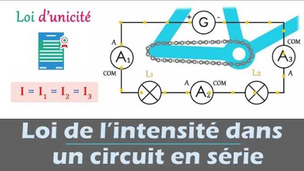 Video Loi de l'intensité dans un circuit en série 💡 - Loi d'Unicité | Physique | Collège - Lycée em português