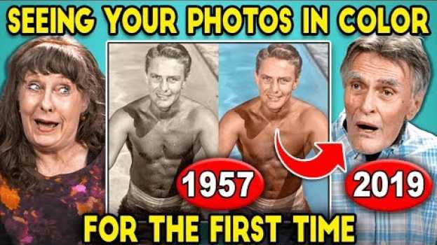 Video Elders React To Seeing Their Black And White Photos In Color For The First Time en français