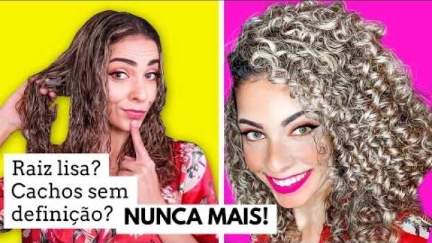 Video O jeito CERTO de FINALIZAR cabelo cacheado / eu NUNCA vi meu cabelo assim @Faladantas su italiano