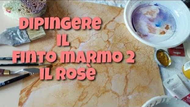 Video Dipingere il finto marmo 2  imitazione di un marmo rosato   türkçe