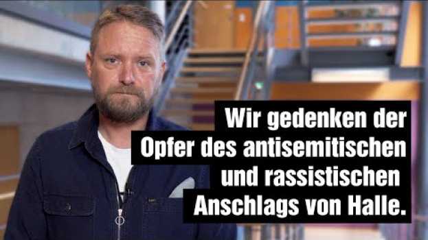 Video Ein Jahr nach dem Anschlag von Halle po polsku