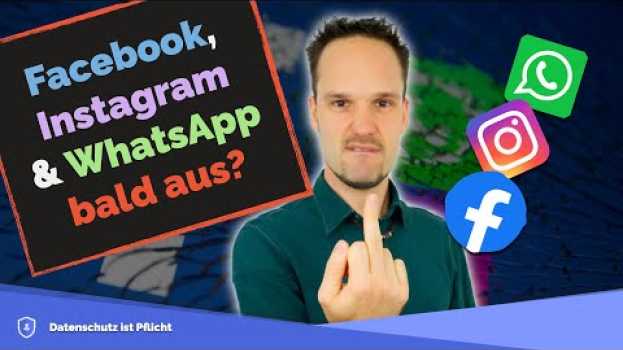 Video Ist Dein Facebook, Instagram & WhatsApp bald wertlos? Wie Meta uns bedroht! en français