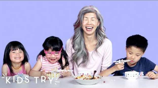 Video Kids Try Their Moms' Family Recipes | Kids Try | HiHo Kids   türkçe