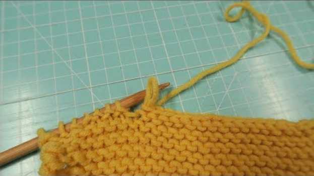 Video Lavoro a maglia con i ferri - Chiusura - SUB ENG auf Deutsch