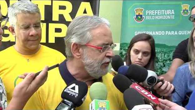 Видео PBH abre todos os centros de saúde para o Dia D de Vacinação contra a Influenza на русском