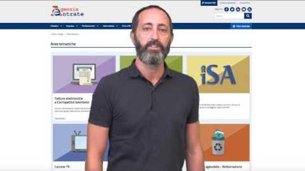 Video L'adesione al servizio di consultazione delle fatture elettroniche   türkçe