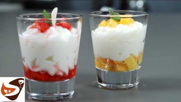Video Mousse di ricotta -Dolce estivo con fragole e pesche  – Dessert facilissimo, senza cottura en español