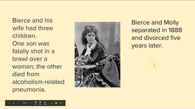 Video Ambrose Bierce en español