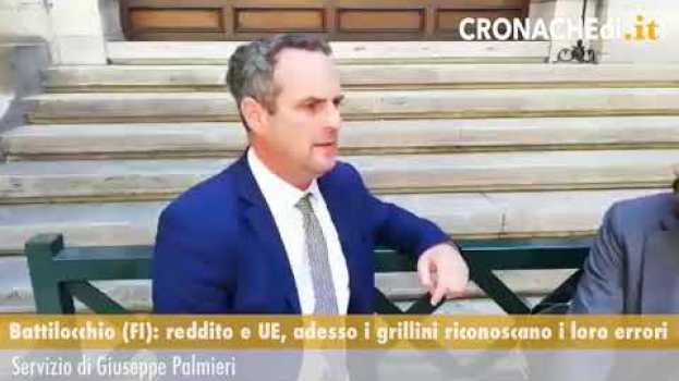 Video Battilocchio (FI): reddito e Ue, adesso i grillini riconoscano i loro errori en español