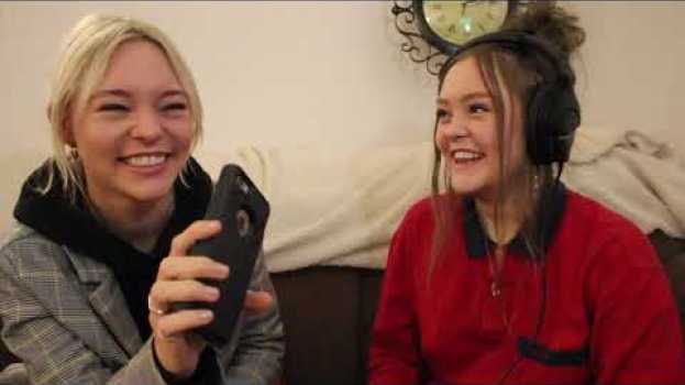 Video calling people but we can't hear them in English