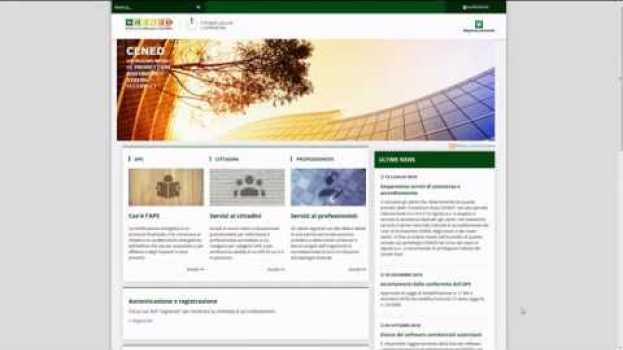 Video CENED+2.0 esportazione XML e chiusura APE nel CEER in English