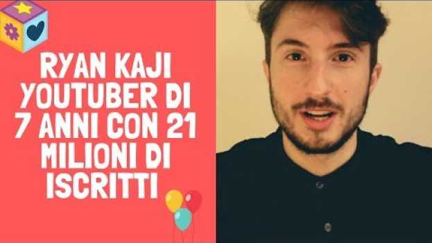 Video Ryan kaji bimbo youtuber di 7 anni con 21 milioni di iscritti 😀 en español