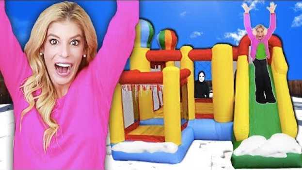 Video 24 Hours inside a GAME MASTER BOUNCE HOUSE! (Who Wins $10,000 & Matt Missing in Top Secret Hideout) auf Deutsch
