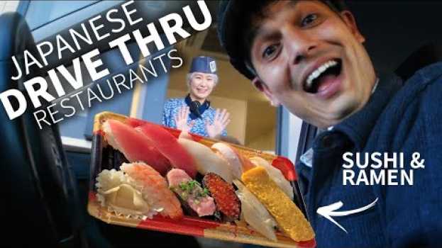 Video Japanese Drive-Thru Sushi & Ramen Experience ★ ONLY in JAPAN   türkçe