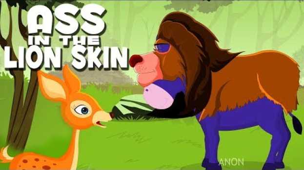 Video Short Stories For Kids | The Ass In The Lion's Skin | English Short Stories For Children   türkçe