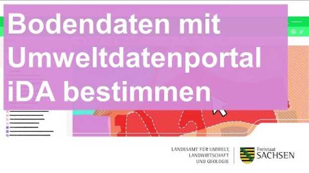 Video Recherche von Bodendaten mittels iDA zur Anwendung von BESyD en français