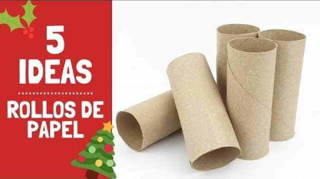 Video 🎅 5 Manualidades navideñas con rollos de papel higiénico muy fáciles auf Deutsch