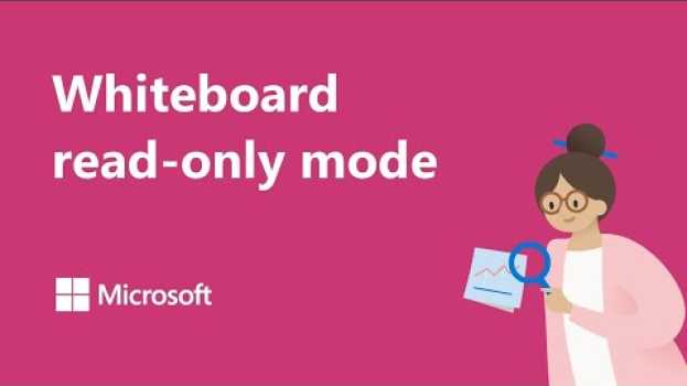 Video How to use read-only mode in Microsoft Whiteboard em português