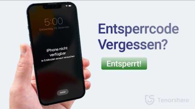 Video iPhone Entsperrcode Vergessen? So entsperren Sie Ihr iPhone ohne Code!   türkçe
