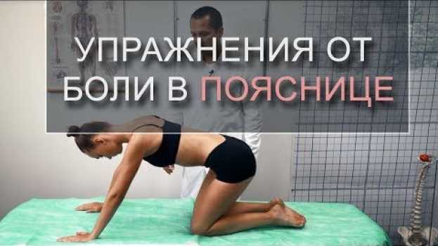 Video Упражнения при боли в пояснице, зарядка от межпозвоночной грыжи в пояснице. Игнатьев Радион. su italiano