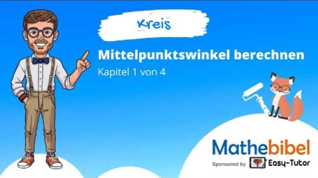 Video Kreis ► Mittelpunktswinkel berechnen (aus Bogenlänge und Radius) su italiano