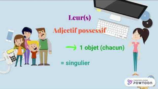 Video Leur(s), y, en et l'ordre des pronoms COD et COI   türkçe
