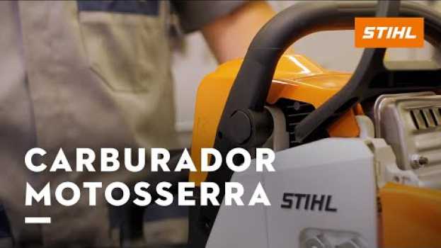 Video Como REGULAR CARBURADOR de motosserra su italiano