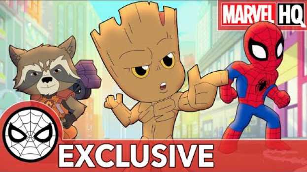 Video Spidey, Rocket & Groot Get Duped! | Marvel Super Hero Adventures - The Claws of Life | SHORT po polsku