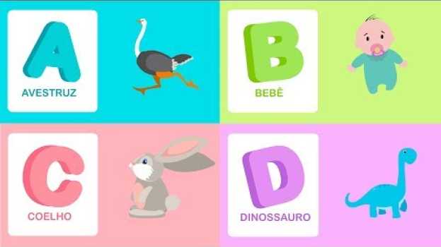 Video Alfabeto infantil - Aprendendo palavras com as letras do alfabeto - Educativo infantil in English