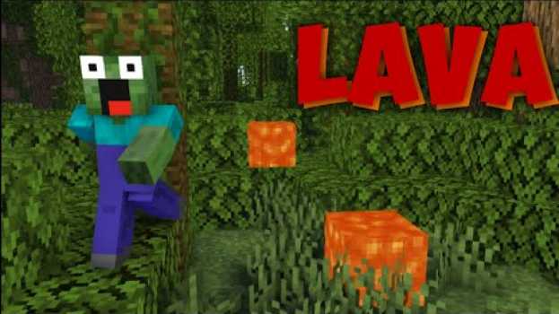 Видео Minecraft, ABER in meiner Nähe spawnt LAVA на русском