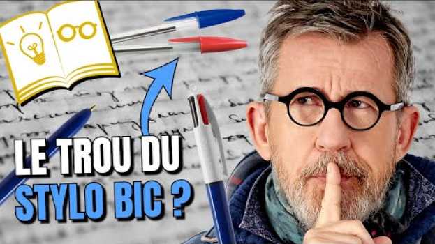 Video Savez-vous à quoi sert le petit trou du stylo Bic ? 🤓🖊️ | Confinement Jour 29 po polsku