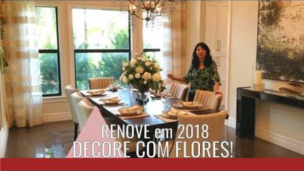 Video Como DECORAR a sua Sala de Jantar com ARRANJOS DE FLORES ARTIFICIAIS en español