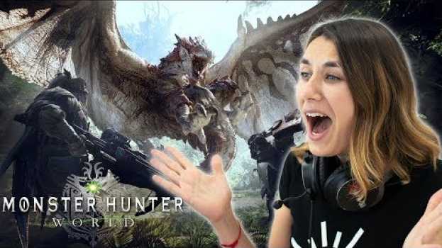 Video Ира не умеет, но пробует играть в MONSTER HUNTER: WORLD auf Deutsch