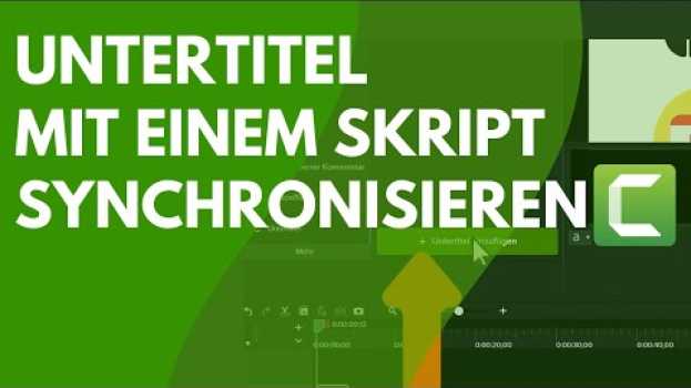 Video Camtasia: Untertitel mit einem Skript synchronisieren em português