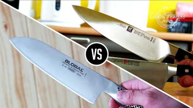 Video Santoku vs Chef knife - Which one is better Chef knife or Santoku? (western style chef knife*) po polsku